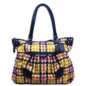Coach Daisy Wool Tweed Emma Tote